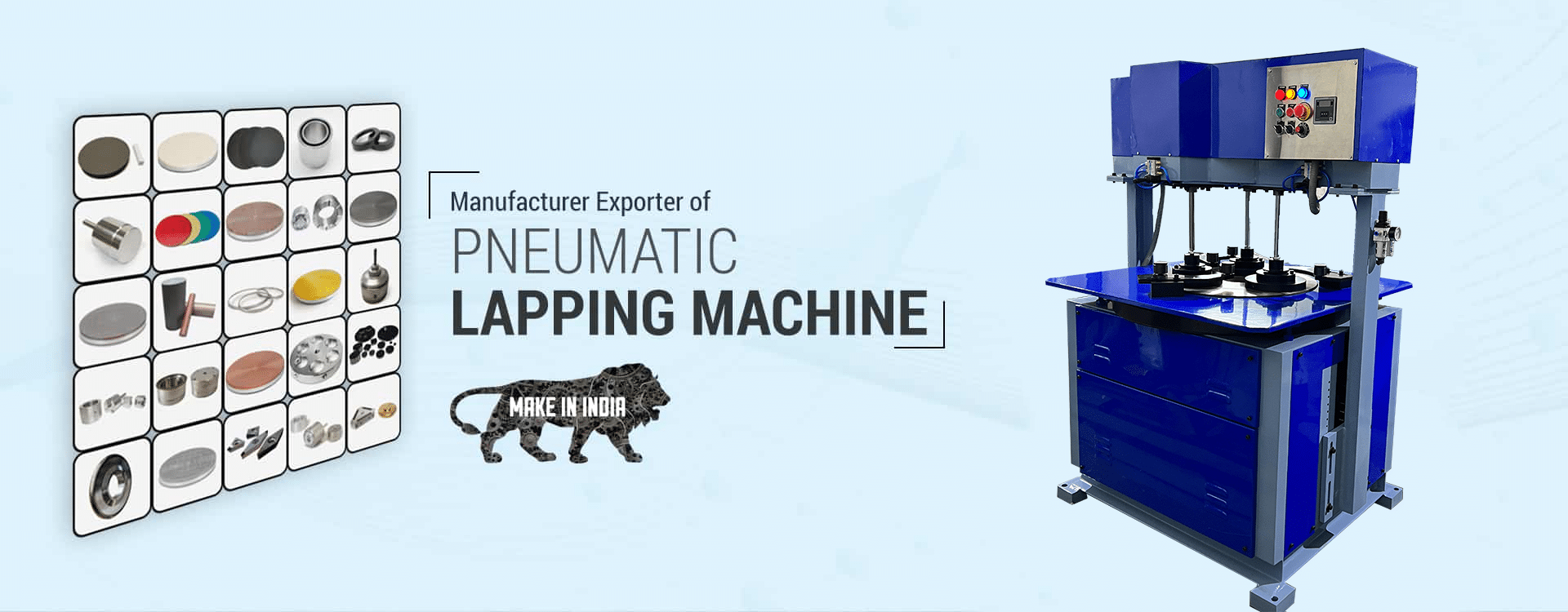 pneumatic lapping machine banner2