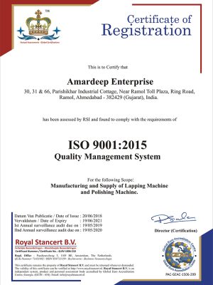 Amardeep Enterprise Certificate